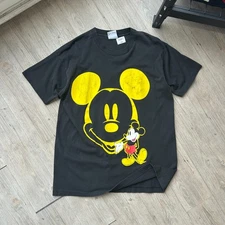 VINTAGE 90s | Mickey Mouse Cartoon Big Face T-Shirt sz L/XL