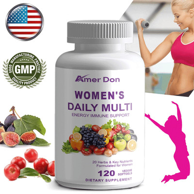 Multivitamin for Women - Complete Daily Multi mineral Vitamin Supplement 120Caps