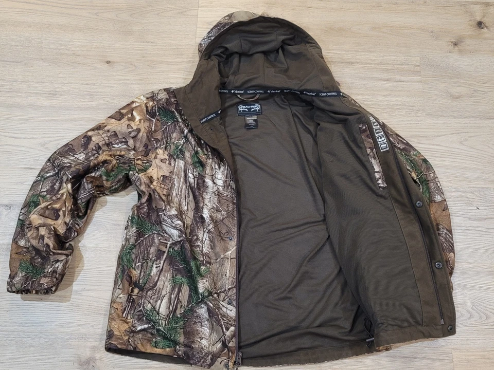 RealTree Jacket Men's M Camouflage Polyester Full Zip Microban Scent Control - Image 2 of 4