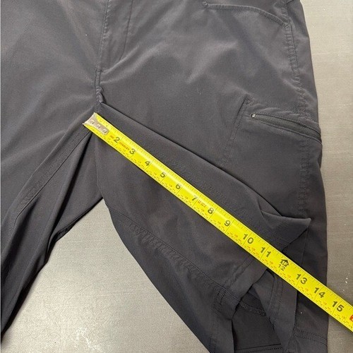 Eddie Bauer Men First Ascent Guide Pro Shorts Black 11” Hiking 40 Stretch Travel - Picture 7 of 12
