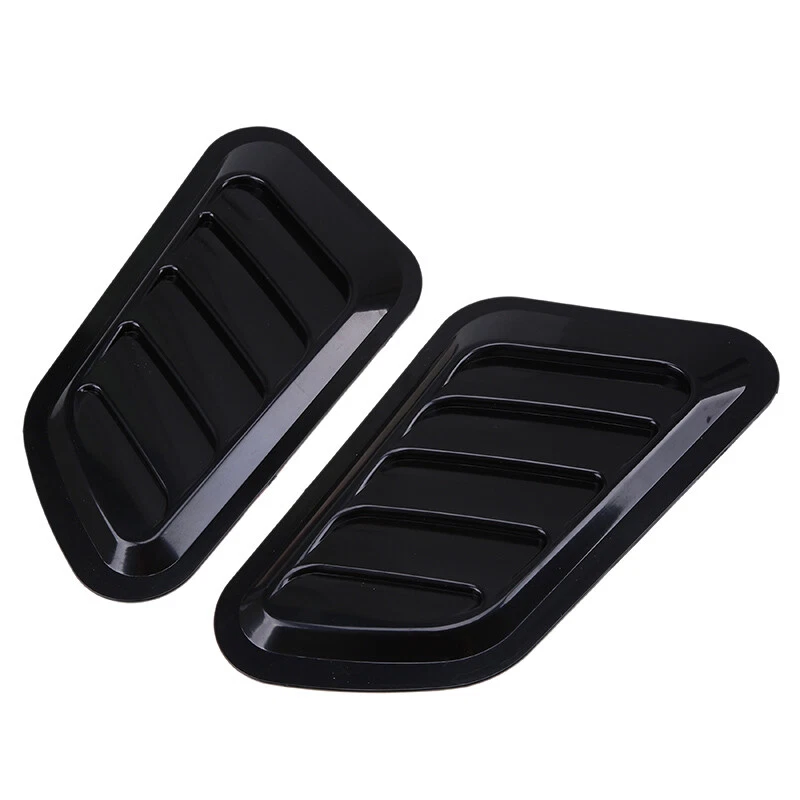 2pcs Car Hood Bonnet Vent Air Flow Intake Scoop Side Fender Decor Universal US - Image 4 of 4