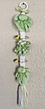 Gerber Hong Kong Vintage 2 Diaper Pins Attached To Yarn Fabric Wall Hanging