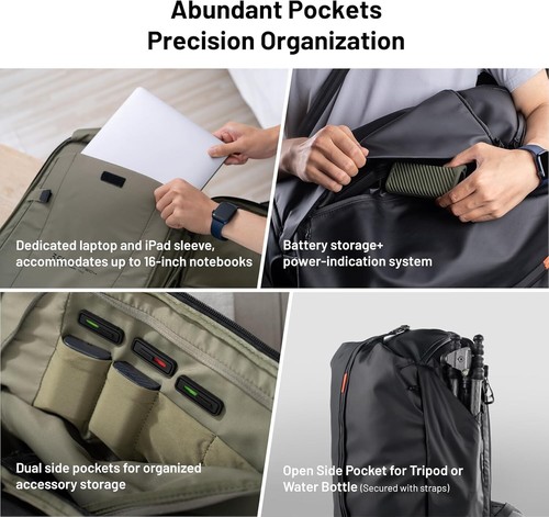 OPEN BOX|PGYTECH OneMo Reiserucksack 35L, multifunktionale Kameratasche für Reisen - Bild 4 von 8