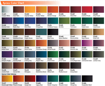 Vallejo Xpress Color Paints - (Singles alle Farben) 18ml Flaschen Acryl