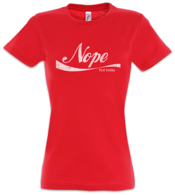 Nope Cola Damen T-Shirt  Gamer Fun Games Gaming Admin computer science scientist