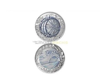 25 Euro Tunnelbau Niob Silber Niobium Silver Österreich Austria 2013 hgh