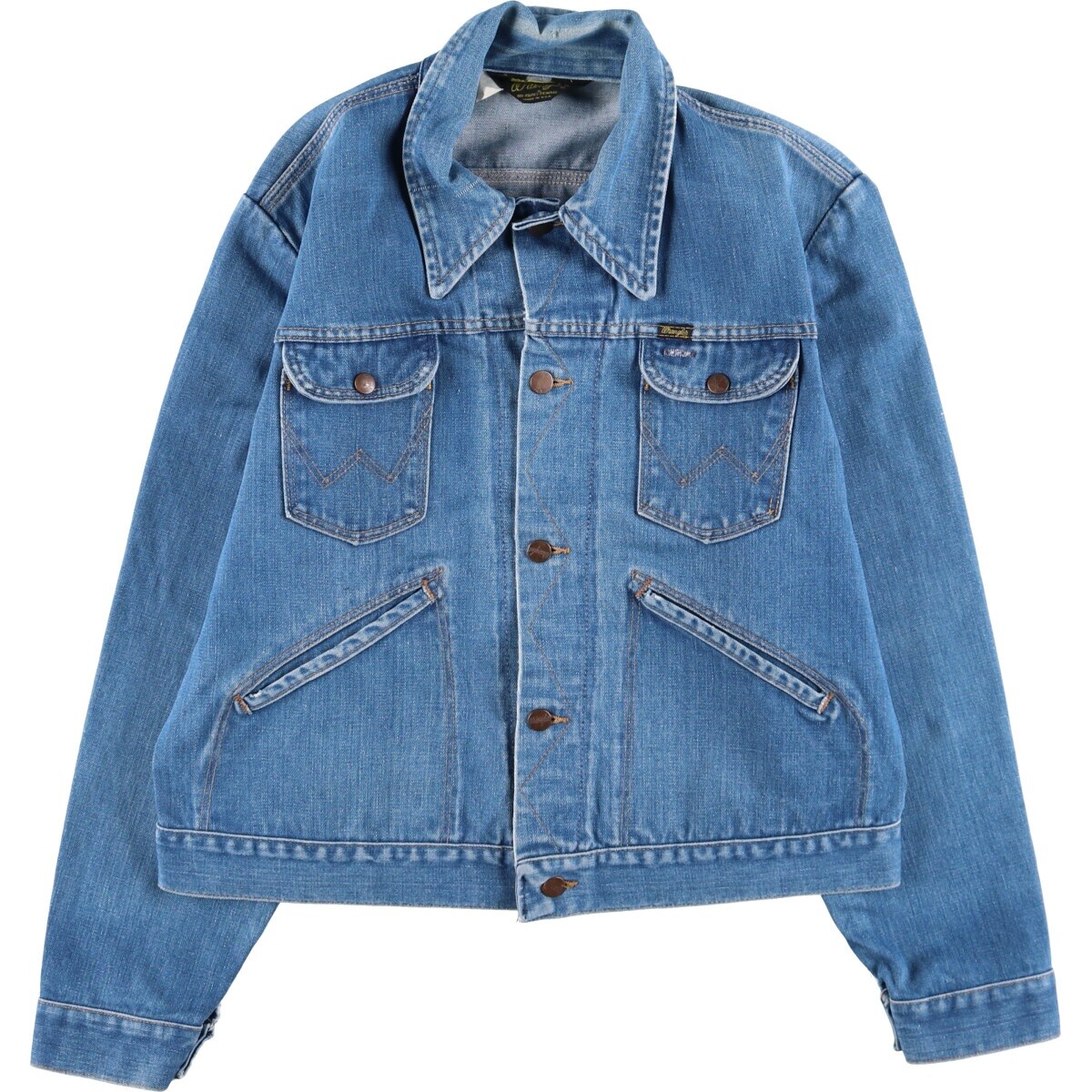 80'S Wrangler NO-FAULT DENIMS denim jacket, denim jacket