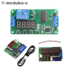 DC 5V 12V Multifunction Self-lock Relay PLC Cycle Timer Module Delay Time Switch
