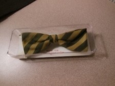 Vintage Silk ORMOND Clip On Bow Tie w Original Box