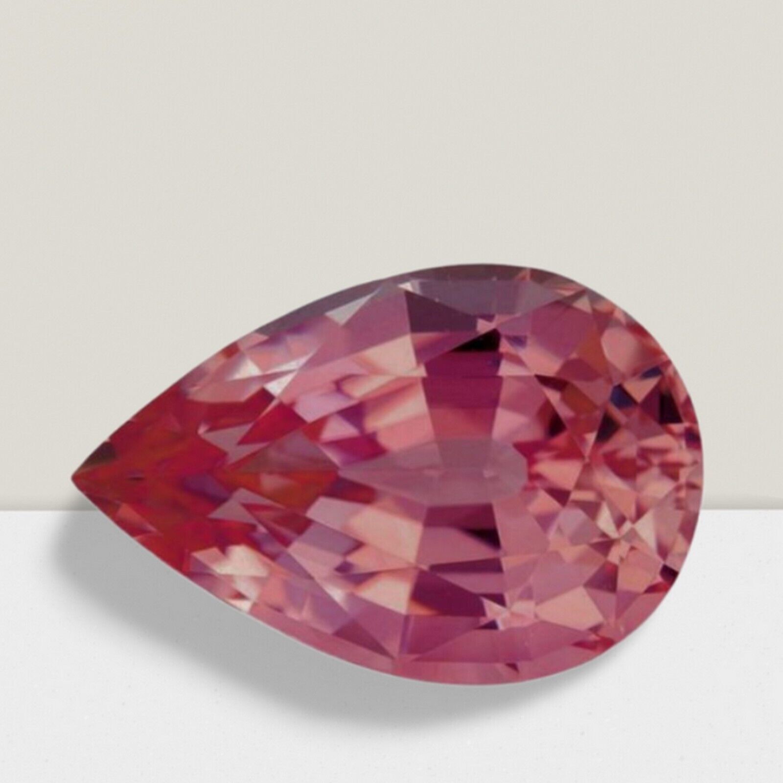 Pink Tourmaline Pear Cut Gemstone 4 Cts - 12x8 mm Lustrous Loose Gem