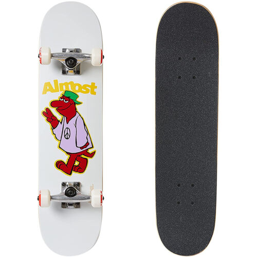 Almost Skateboard Complete Peace Out White 7.25