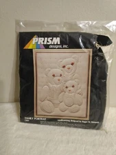 Prism Designs Padded Teddy Bears Sampler Candlewicking Designed by R. Reinardy