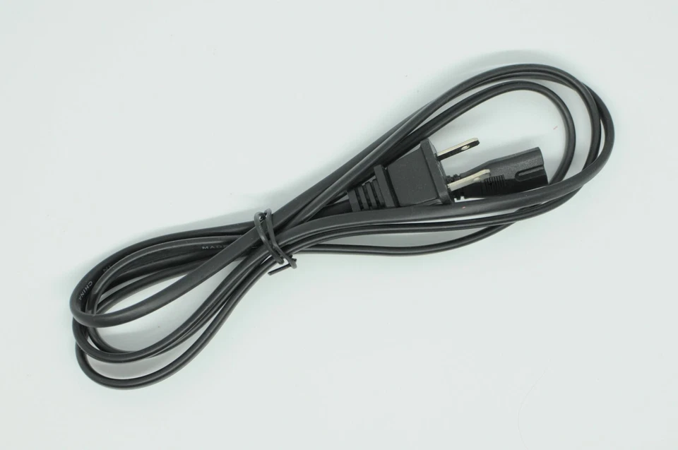 2x US 2 Prong 2Pin 6FT AC Power Cord Cable Charge Adapter PC Laptop PS2 PS3 Slim - Image 2 of 2