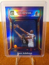 2020-21 Optic BAM ADEBAYO Purple Prizm HOLO Air Defense Insert  #2 MIAMI HEAT