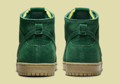 Nike SB Dunk High Pro Decon Gorge Green Suede Gum DQ4489-300 sz 14