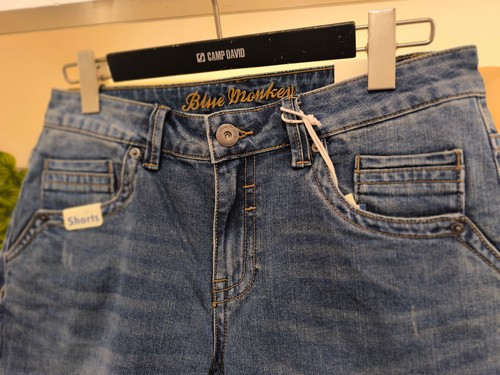 Blue Monkey Herren Jeans Short, Freddy 40068X , Blau Denim, UVP 79,99 Euro - Bild 2 von 4