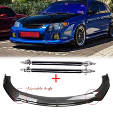 Carbon Fiber Style Front Bumper Lip Chin Spoiler For Mazda Protege Body Kits