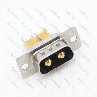 D-SUB Solder DB2 Pin 2W2 Plug 40A High Current Power Combination Gold plated