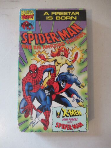 Spider-man and His Amazing Friends A Firestar is Born VHS - Afbeelding 1 van 2