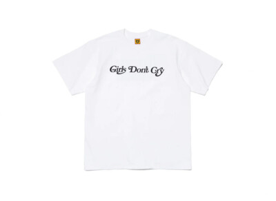 HUMAN MADE Girls Don'T Cry Graphic T-Shirt Tee Black White Size S