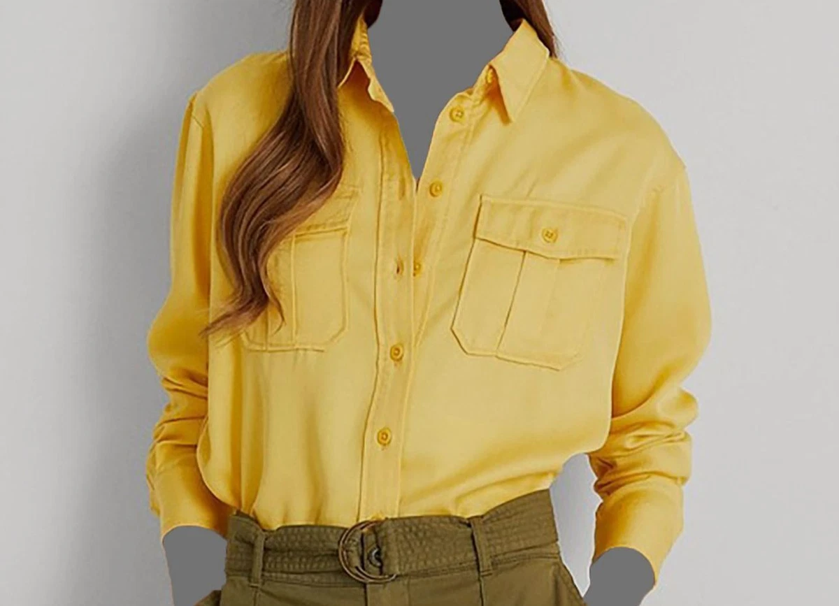 Ralph lauren long hotsell sleeve shirt womens