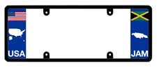DFS Jamaica JAM Patented License Plate Frame Holder