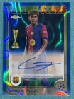 Lamine Yamal 2024-25 Topps Chrome UEFA Future Stars Blue Lava Auto /150 #FSA-LY