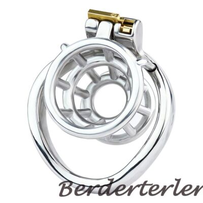 Girdle Design Metal Chastity Cage Stainless Steel Small Male Stealth Lock Device