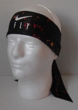 Nike Dri-Fit Head Tie Fly Graphic Adult Unisex Black/Pale Ivory
