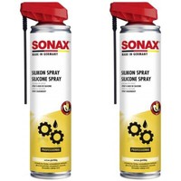 2 X Sonax Silikonspray M. Easyspray 400Ml SilikonöL Gleitspray