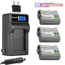 Kastar BatteryLCD AC Charger for Nikon EN-EL15b EL15a Nikon Z6 Z 6 4K UHD Camera