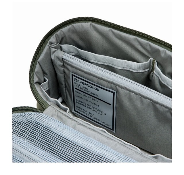 EVERGOODS CAP2 CIVIC ACCESS POUCH 2L OD Green x Standard Grey New