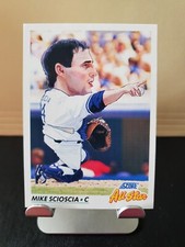 1992 Mike Scioscia Allstar Score Baseball Card #782 Los Angeles Dodgers