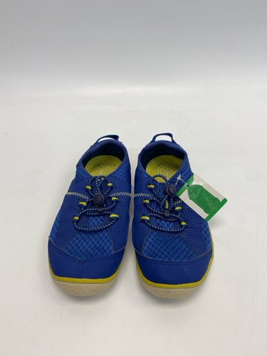 Lands End SIZE 3 Blue/Yel Boy's Shoes & Boots
