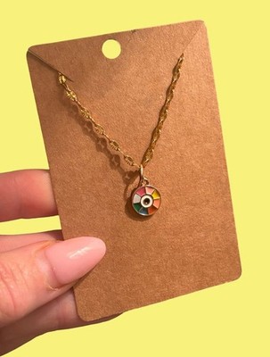 Rainbow Evil Eye Protection Necklace