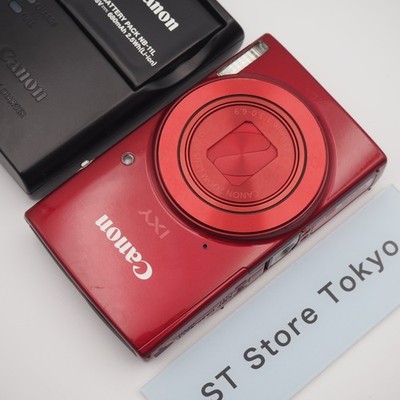 [Neuwertig] Canon Powershot Elph IXY 190 20MP Digitalkamera rot mit...