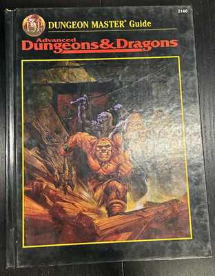 Advanced Dungeons and Dragons DUNGEON MASTER GUIDE TSR