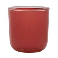 INNA-Glas Teelicht Glas Nick, Lachsorange, 7,5Cm, Ø7,5Cm