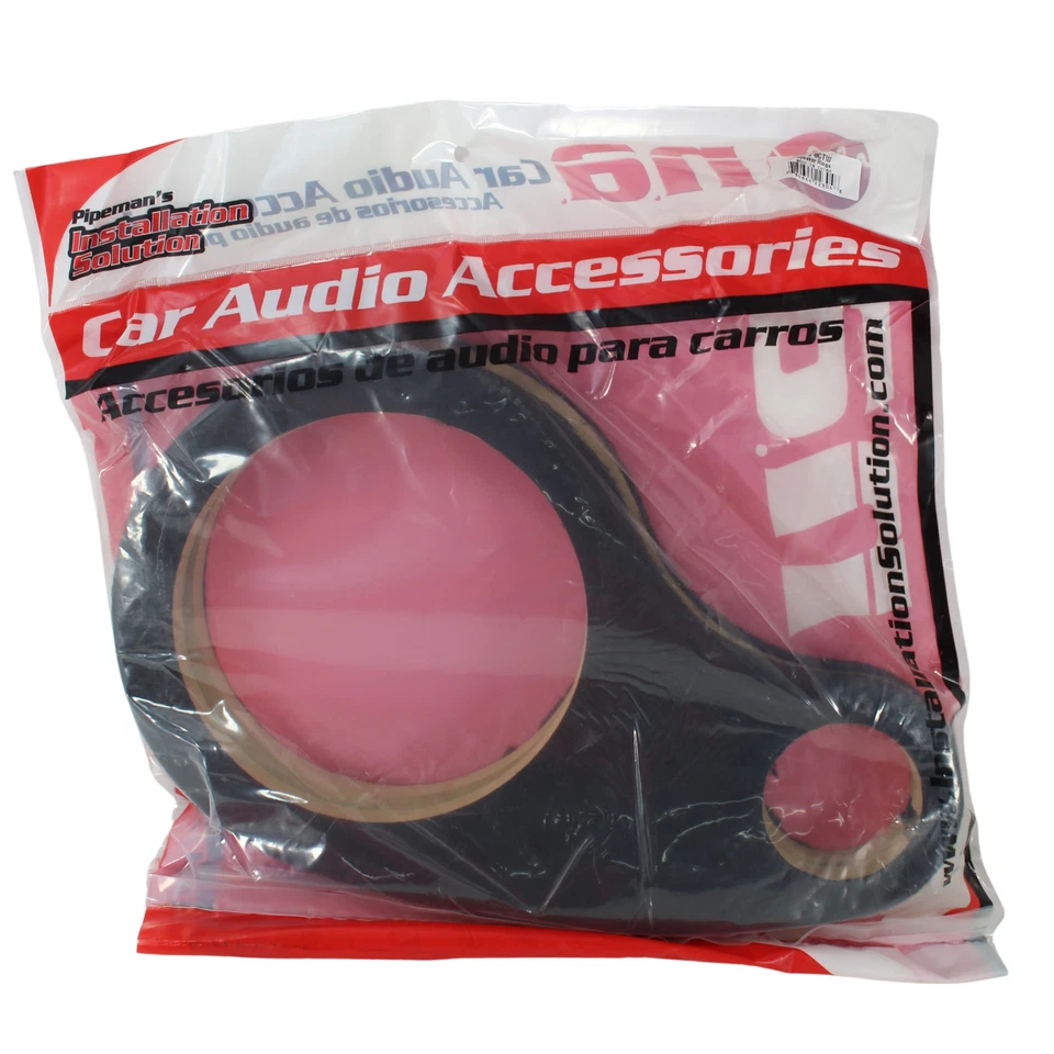 Pair of 8" Speaker Ring Wood Carpeted With Opening For 3 Inch Tweeters - Image 3 of 3