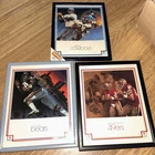 VINTAGE 1983 NFL Cowboys Bears 49ers SMALL POSTER PRINT PICTURE 22X27CM X3