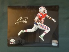 Marcus Jones New England Patriots Autographed Signed 8x10 Photo JSA Authnetic