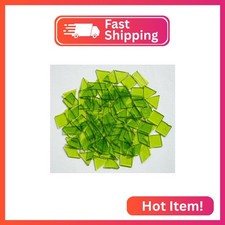 CHICSHIS 4 Shapes Large Transparent Mosaic Tiles for Mosaic Crafts, 200G Texture