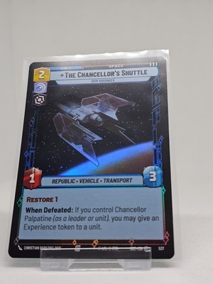 The Chancellor's Shuttle - Grim Harbinger (Foil) (537) Star Wars Unlimited [SEC]
