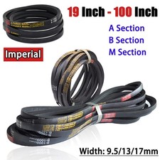 V-Belt A/B/M Section Imperial Width 9.5/13/17mm Transmission Belt for Industrial