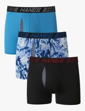    Hanes Men's Tagless Trunks X-temp Total Support Pouch 3pk Size L  