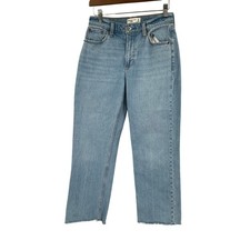 Abercrombie Fitch Womens Light Wash Curve Love Jeans Sz 24 The Baggy Low Rise