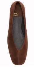 Jeffrey Campbell Fathom Brown Suede Ballet Fl...