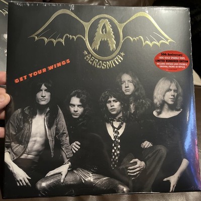 Aerosmith Get Your Wings 50th Anniversary Gold Vinyl LP  #1973/1974 1973  SEALED