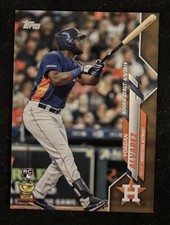 Yordan Alvarez 2020 Topps Update Series Gold RC Debut #U-300 HOU Astros /2020