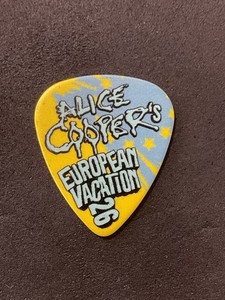 Nita Strauss Alice Cooper European Vacation 2026 Signature Tour Guitar Pick